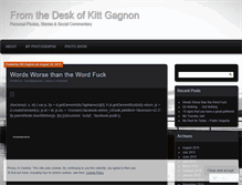 Tablet Screenshot of dkgagnon.wordpress.com