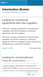 Mobile Screenshot of informationbroker.wordpress.com