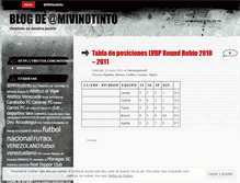 Tablet Screenshot of mivinotinto.wordpress.com