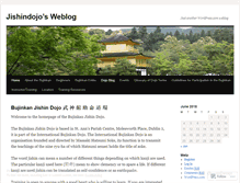 Tablet Screenshot of jishindojo.wordpress.com