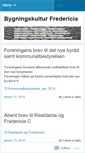 Mobile Screenshot of bygningskulturfredericia.wordpress.com