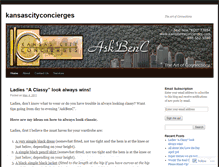 Tablet Screenshot of kansascityconcierges.wordpress.com
