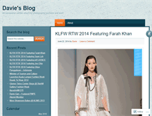Tablet Screenshot of daviegan.wordpress.com