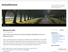 Tablet Screenshot of bestsaleforsave.wordpress.com