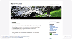 Desktop Screenshot of firecarrier.wordpress.com