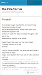Mobile Screenshot of firecarrier.wordpress.com