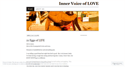 Desktop Screenshot of innervoiceoflove.wordpress.com