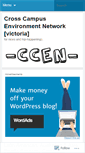 Mobile Screenshot of ccen.wordpress.com