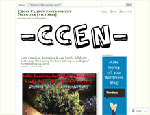Tablet Screenshot of ccen.wordpress.com