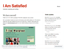 Tablet Screenshot of lisamargreet.wordpress.com