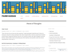 Tablet Screenshot of fahmibinhassan.wordpress.com