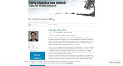 Desktop Screenshot of newlife4church.wordpress.com