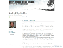 Tablet Screenshot of newlife4church.wordpress.com