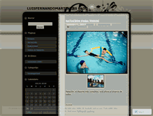 Tablet Screenshot of luisfernandomartinez.wordpress.com