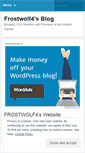 Mobile Screenshot of frostwolf4.wordpress.com