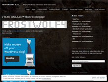 Tablet Screenshot of frostwolf4.wordpress.com