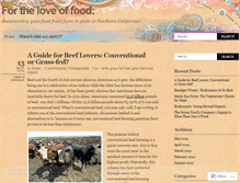 Tablet Screenshot of foodfreedomdotme.wordpress.com
