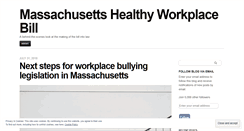 Desktop Screenshot of mahealthyworkplace.wordpress.com