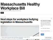 Tablet Screenshot of mahealthyworkplace.wordpress.com