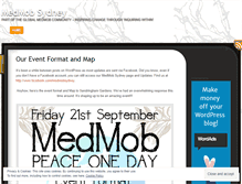 Tablet Screenshot of medmobsydney.wordpress.com