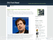 Tablet Screenshot of oldfordroad.wordpress.com