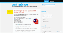 Desktop Screenshot of dailytuyendung.wordpress.com