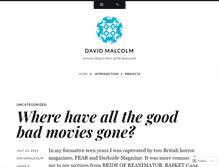 Tablet Screenshot of davidmalcolm.wordpress.com