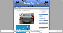 Desktop Screenshot of guaxinim.wordpress.com