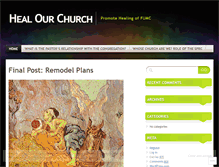 Tablet Screenshot of healourchurch.wordpress.com