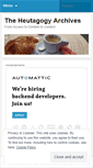 Mobile Screenshot of heutagogicarchive.wordpress.com