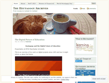 Tablet Screenshot of heutagogicarchive.wordpress.com