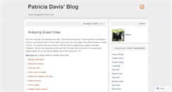 Desktop Screenshot of davispa.wordpress.com