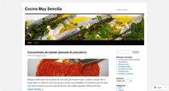 Desktop Screenshot of cocinamuysencilla.wordpress.com