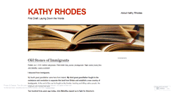 Desktop Screenshot of kathyrhodes.wordpress.com