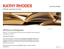 Tablet Screenshot of kathyrhodes.wordpress.com