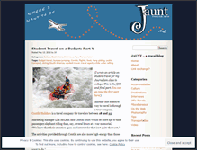 Tablet Screenshot of jauntblog.wordpress.com