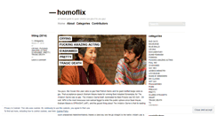 Desktop Screenshot of homoflix.wordpress.com