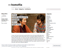 Tablet Screenshot of homoflix.wordpress.com