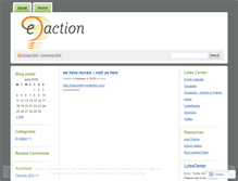 Tablet Screenshot of eactionnews.wordpress.com