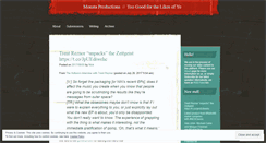 Desktop Screenshot of monstapro.wordpress.com