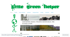 Desktop Screenshot of littlegreenhelper.wordpress.com