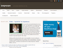 Tablet Screenshot of ipagequpa.wordpress.com