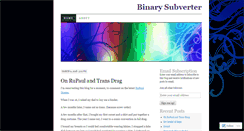 Desktop Screenshot of binarysubverter.wordpress.com