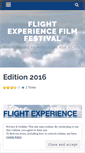 Mobile Screenshot of flightexperiencefilmfest.wordpress.com