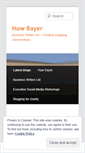 Mobile Screenshot of huwsayer.wordpress.com