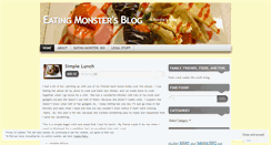 Desktop Screenshot of eatingmonster.wordpress.com