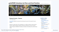 Desktop Screenshot of goaupaircolumbus.wordpress.com