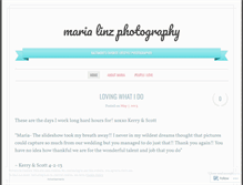 Tablet Screenshot of marialinz.wordpress.com