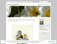 Tablet Screenshot of giardinofiorito.wordpress.com