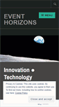 Mobile Screenshot of eventhorizons.wordpress.com